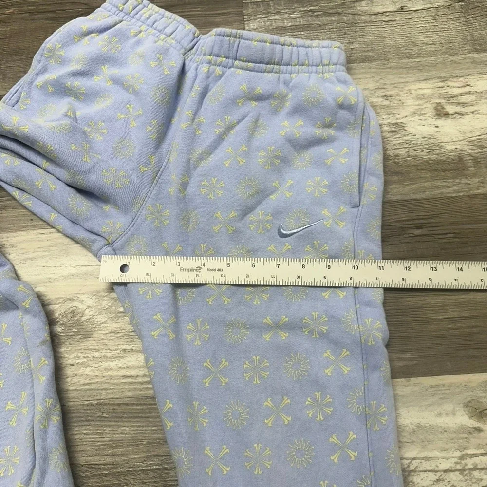 Nike Joggers‎ Baby Blue Yellow Sun AOP Women's XS Sporty Athleisure Sweatpants